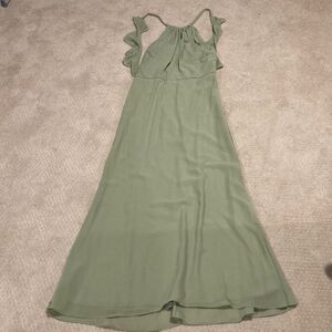 Light green formal dress